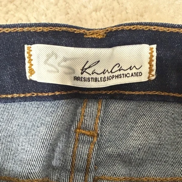 KanCan Navy Blue Denim XS Overalls - Picture 8 of 9